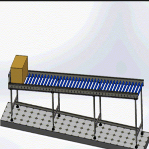 Gravity roller conveyor