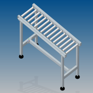 Gravity roller conveyor