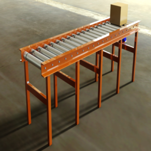 Power roller conveyor